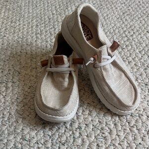 Hey Dude Metallic Slip-On Shoes